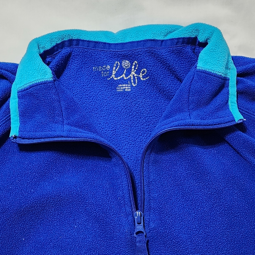 Blue half-zip pullover - Picture 3 of 4